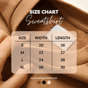 Sweater - Size Guide (Old)